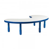 Angeles BaseLine Teacher / Kidney Table – Royal Blue with 14″ Legs & FREE SHIPPING